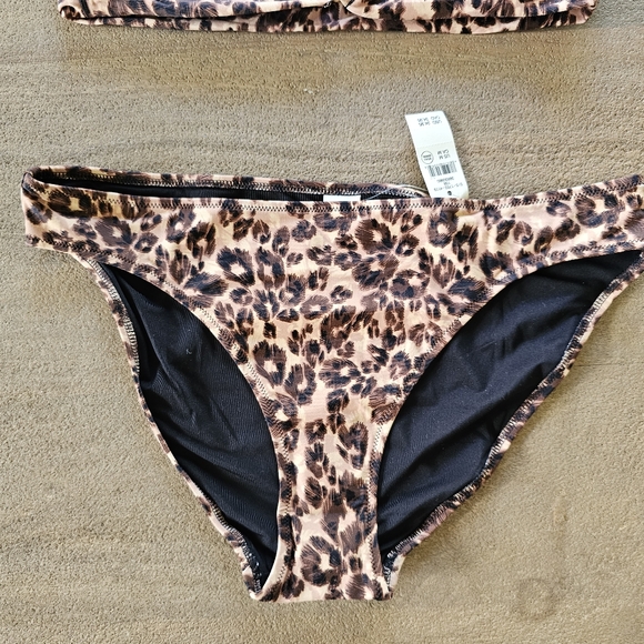 American Eagle Aerie leopard print swimwear bikini set - Picture 2 of 7